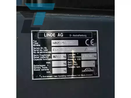 Wózki widłowe diesel 2004  Linde H80D/900-02 Diesel heftruck (13)
