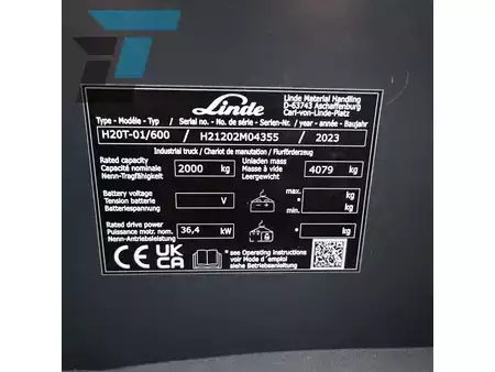 Carretilla elevadora GLP 2023  Linde H20T-01/600 LPG Heftruck 785H! (14)