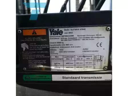 LPG heftrucks 2012  Yale GLP30VX V3045 LPG Heftruck (16)