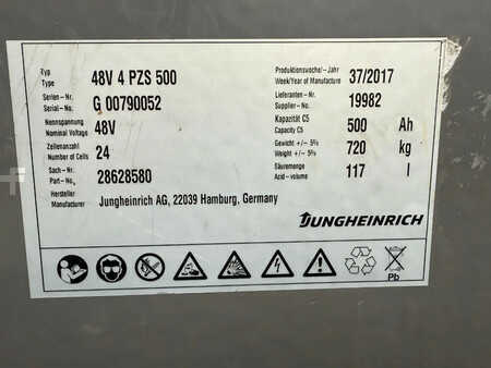 Diesel truck 2017  Jungheinrich EFG215 Elektrische heftruck (15)