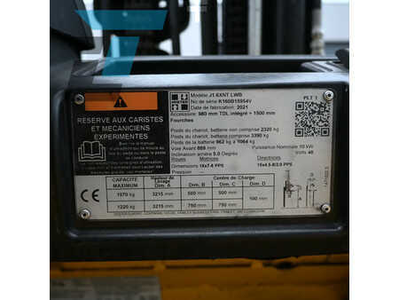 Elektro čtyřkolový VZV 2021  Hyster J1.6XNT LWB Elektrische heftruck (14)