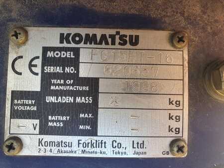 Empilhador a gás 1998  Komatsu FG15HT - 16 (6) 