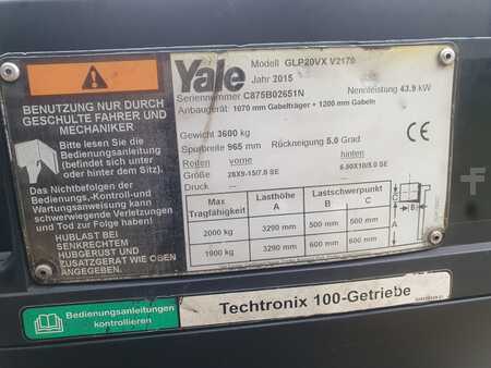 Empilhador a gás 2015  Yale GLP 20 VX (7)