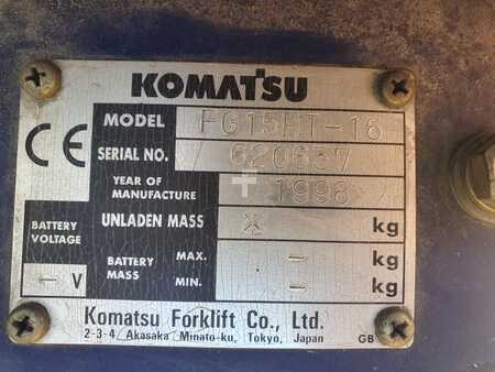 Gas truck 1998  Komatsu FG15HT - 16 (6)