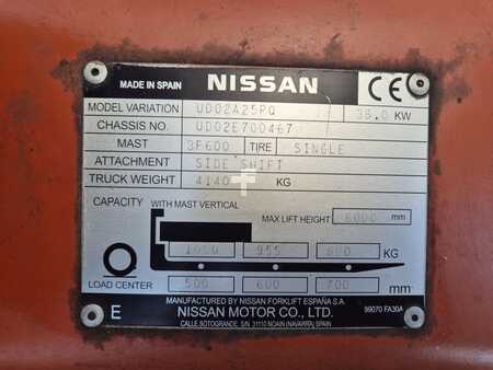 Empilhador a gás - Nissan UD02A25PQ (8)