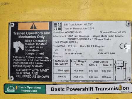 Hyster H 3.00 XT