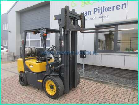 LPG VZV 2007  Doosan G33P-3 3.3t triplex5.6m+freelift+sideshift 7920uur (7)