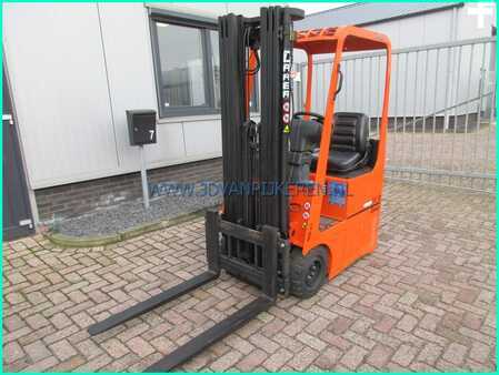 3-wiel elektrische heftrucks 2002  Carer NK10 COMPACT 2146uur! triplex+sideshift+accu80% (3)