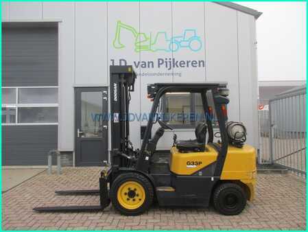 LPG VZV 2007  Doosan G33P-3 7920uur 3.3t triplex5.6m+freelift+sideshift (1)