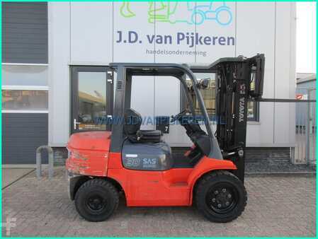 Carrelli elevatori diesel 2004  Toyota 62-7FDF30 3ton diesel triplex4.7m+freelift+sideshift (8)
