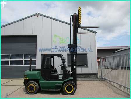 Carrelli elevatori diesel 2000  Clark CMP70D 7000kg Perkins diesel sideshift+4xhydraulic (11)