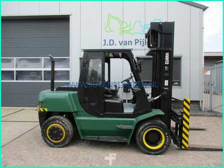 Carrelli elevatori diesel 2000  Clark CMP70D 7000kg Perkins diesel sideshift+4xhydraulic (9)