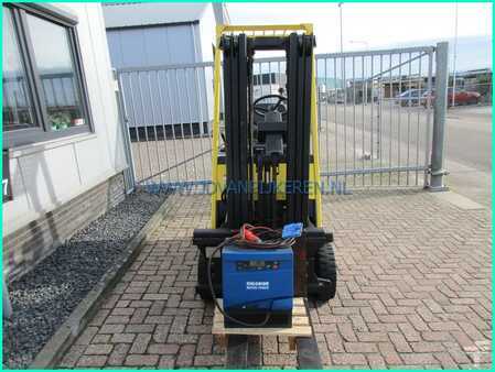 4-wiel elektrische heftrucks - Hyster E1.50XM 216cm high+triplex4.5m+sideshift+battery68% (13)