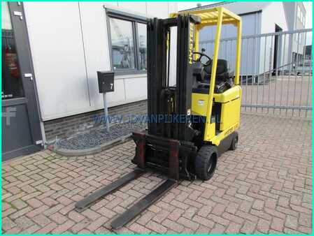 4-wiel elektrische heftrucks - Hyster E1.50XM 216cm high+triplex4.5m+sideshift+battery68% (3)