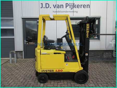 4-wiel elektrische heftrucks - Hyster E1.50XM 216cm high+triplex4.5m+sideshift+battery68% (9)
