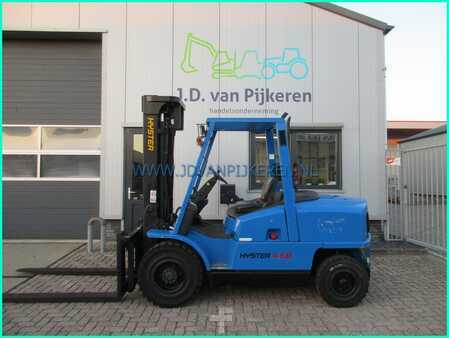 Diesel heftrucks 2000  Hyster H4.50XM 5000kg triplex5.3m+shift+4xhydr+4705hours (1)