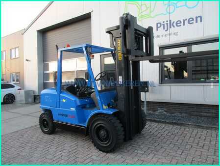 Diesel heftrucks 2000  Hyster H4.50XM 5000kg triplex5.3m+shift+4xhydr+4705hours (7)