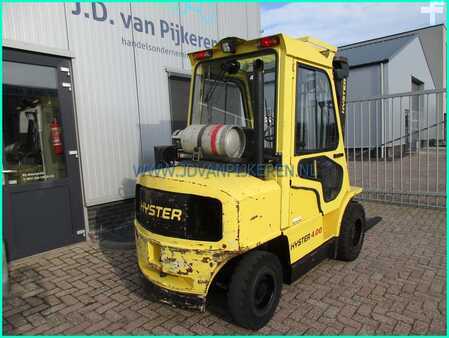 LPG heftrucks 2006  Hyster H4.00XM 2006 8647hours cabine + 3x hydraulic (10)