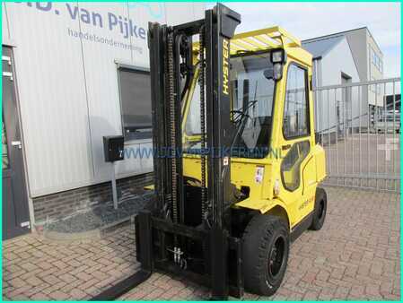 LPG heftrucks 2006  Hyster H4.00XM 2006 8647hours cabine + 3x hydraulic (3)