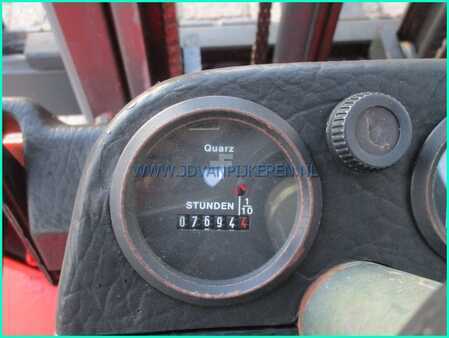 3-wiel elektrische heftrucks 1997  Linde E12 compact 7694hours+triplex4.7m+sideshift+battery83% (5)