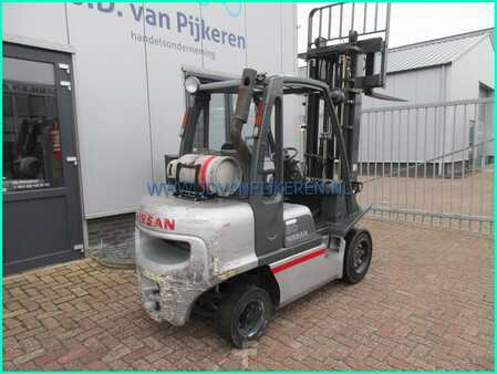 Gas gaffeltruck 2010  Nissan G1D2A30LQ 3t 2010 freelift+sideshift+4x hydraulic (9)