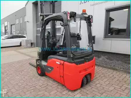 Eléctrica de 3 ruedas 2017  Linde E18-02 5355hours+triplex6.47m+shift+battery70% (2)