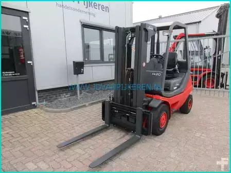 Dieselový VZV 2000  Linde H20D-03 351 Perkins diesel 6951hours+triplex+sideshift (5)