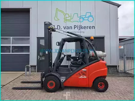 Empilhador a gás 2012  Linde H30T-01 2012 triplex6.45m+freelift+sideshift (1)