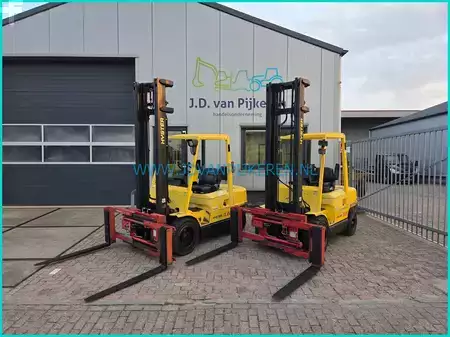 Diesel heftrucks 2003  Hyster H3.00XM Perkins diesel+sideshift+forkpositioner (1)