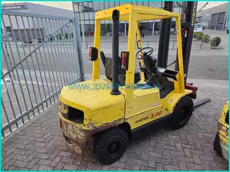Diesel heftrucks 2003  Hyster H3.00XM Perkins diesel+sideshift+forkpositioner (2)
