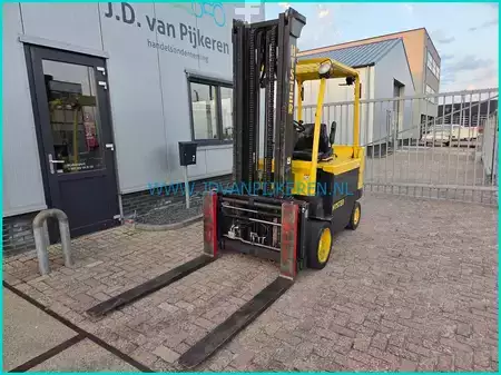 4-wiel elektrische heftrucks 2007  Hyster E5.50XL ACX 6377hours+battery99%+shift+forkpositioner (2)