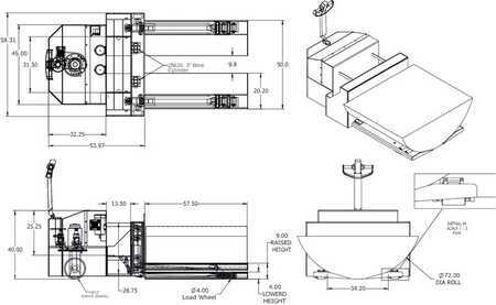 Wózki niskiego podnoszenia - Superlift Electrical Paper Roll & Coil Handler (4)