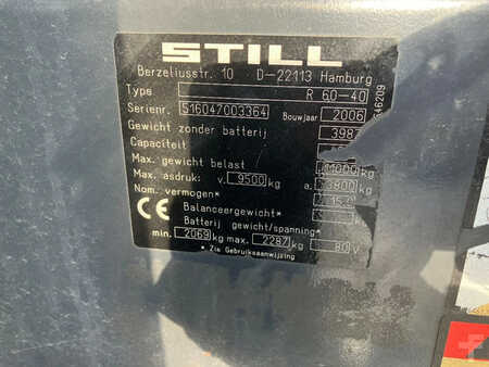 Dieselstapler - [div] koop still elektrische heftruck R60-40 (10)