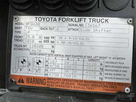 Diesel Forklifts 2012  Toyota 8FGU30 (17)