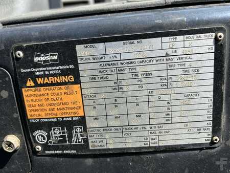 Dieselstapler 2017  Doosan G30N-7 (16)