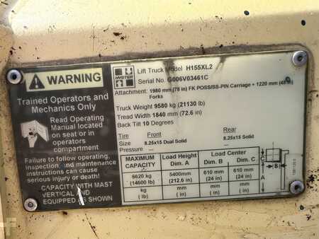 Diesel Forklifts 2005  Hyster H155XL2 (19)