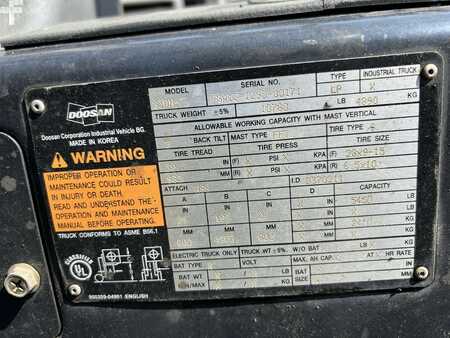 Carretilla elevadora GLP 2017  Doosan G30N-7 (16)