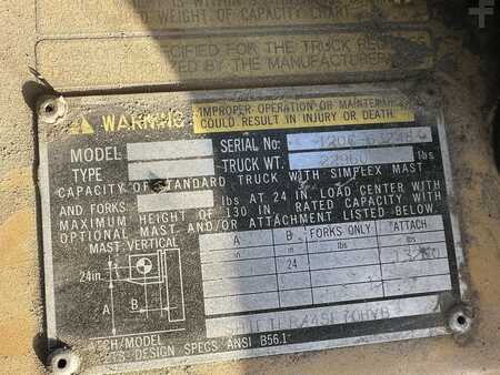 Montacargas diésel 2006  CAT Lift Trucks DP70 (17)