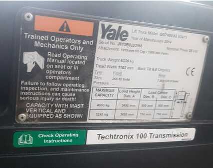 Wózki widłowe diesel 2014  Yale GDP40VX5 (5)
