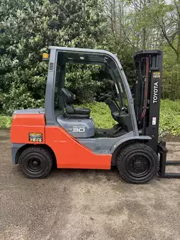 Diesel gaffeltruck 2014  Toyota 02-8FDF30 (6)