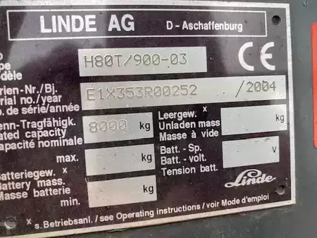 Treibgasstapler 2004  Linde H80 T (10)