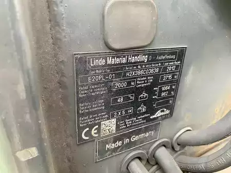 Elektro 4 Rad 2012  Linde E20 PL-01 (9)