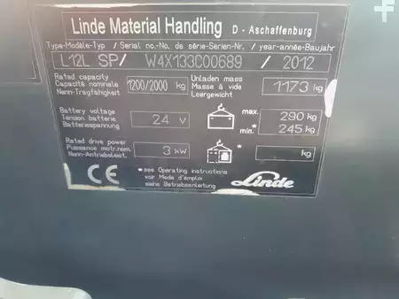 Hochhubwagen 2012  Linde L12L SP (5)