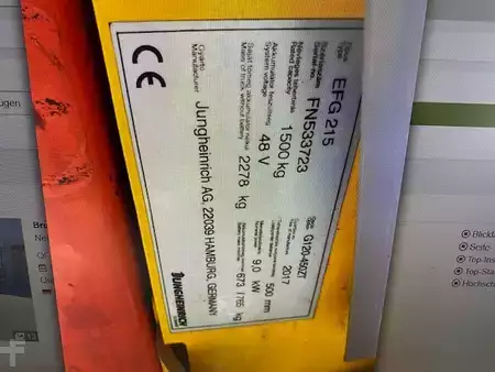 Elektro 3 Rad 2017  Jungheinrich EFG 215 (9)