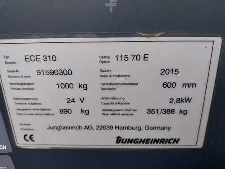 Wózek do komisjonowania poziomego 2015  Jungheinrich ECE 310 (4)
