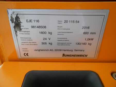Elektrische palletwagens 2016  Jungheinrich EJE116 (3)
