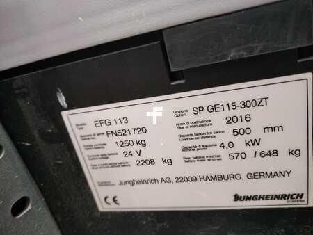 4-wiel elektrische heftrucks 2016  Jungheinrich EFG213 (2)