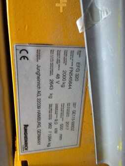 4-wiel elektrische heftrucks 2017  Jungheinrich EFG 320 (4)