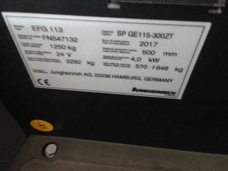 4-wiel elektrische heftrucks 2017  Jungheinrich EFG213 (4)