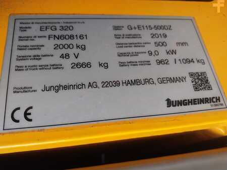 4-wiel elektrische heftrucks 2019  Jungheinrich EFG 320 (4)